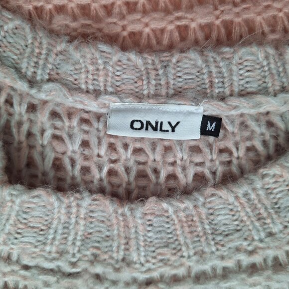 ONLY Ombre Pink Open Knit Sweater - Picture 7 of 8